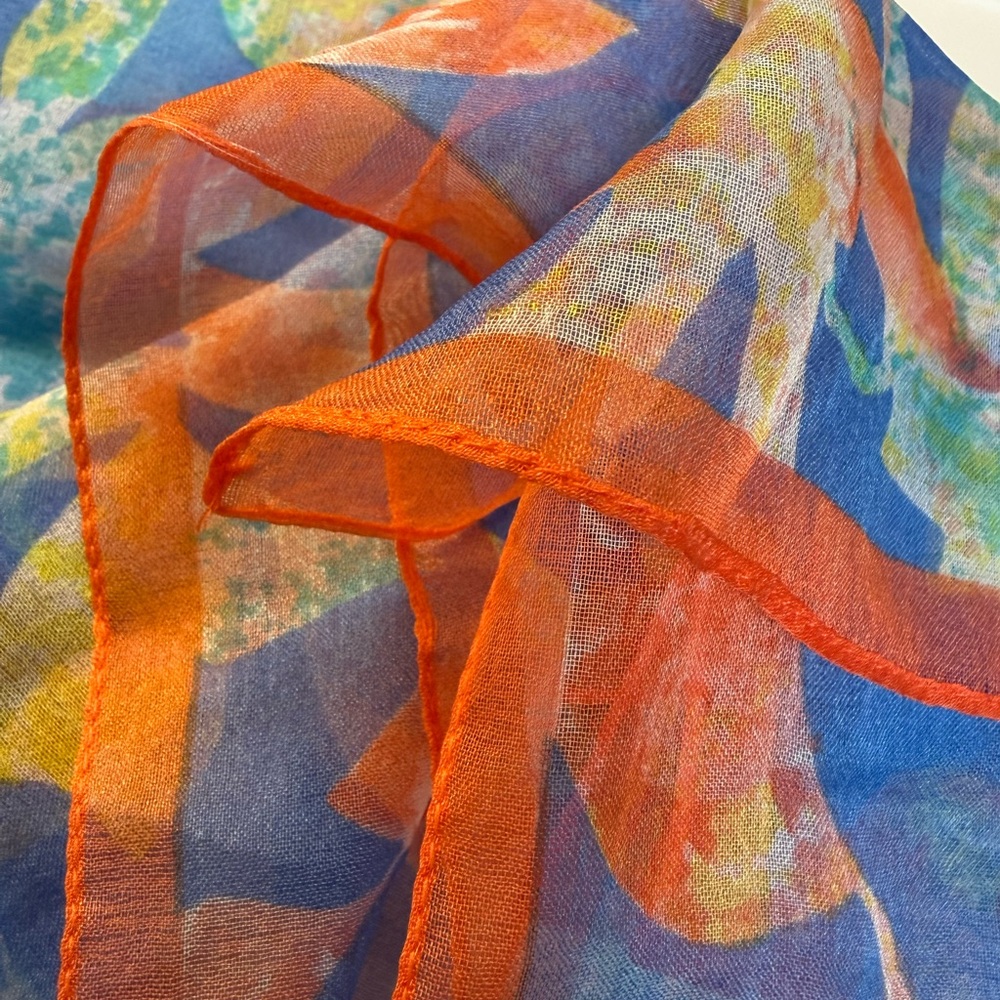 Tres-Elle Scarf Made in Italy Women Vintage - Picture 5 of 10
